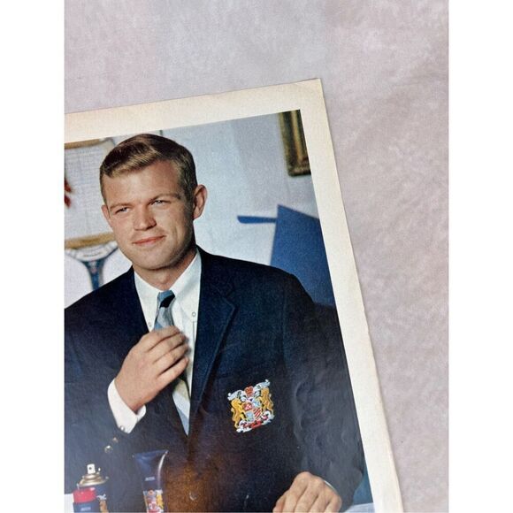 1964 Vintage Print Ad Avon for Men Blue Blazer Advertisement - Picture 4 of 6